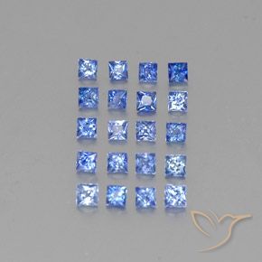 Shop natural 1.64ct Bleu pastel Saphir gems, Carré, from Madagascar at GemSelect. In stock, global shipping!