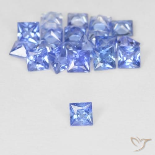 Achetez naturel 1,62ct bleue saphir gems, carré, en provenance madagascar chez gemselect. en stock, livraison internationale!