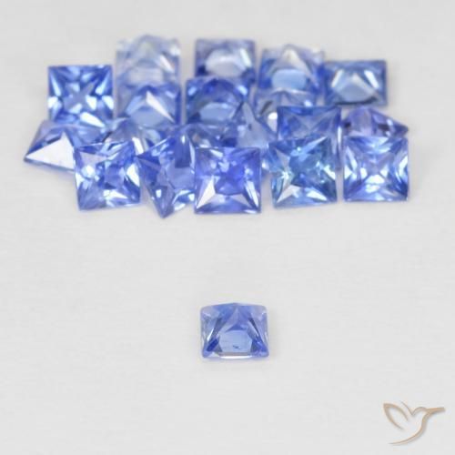 Achetez naturel 1,62ct bleue saphir gems, carré, en provenance madagascar chez gemselect. en stock, livraison internationale!