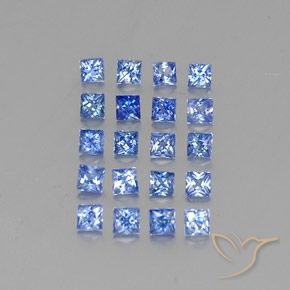 Achetez naturel 2,57ct bleue saphir gems, carré, en provenance madagascar chez gemselect. en stock, livraison internationale!