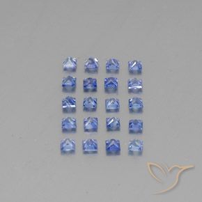 Achetez naturel 2,57ct bleue saphir gems, carré, en provenance madagascar chez gemselect. en stock, livraison internationale!