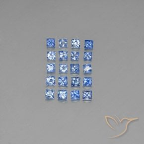Achetez naturel 3,15ct bleue saphir gems, carré, en provenance madagascar chez gemselect. en stock, livraison internationale!