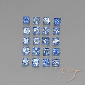 Achetez naturel 3,15ct bleue saphir gems, carré, en provenance madagascar chez gemselect. en stock, livraison internationale!