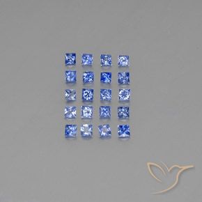 Achetez naturel 1,65ct bleue saphir gems, carré, en provenance madagascar chez gemselect. en stock, livraison internationale!