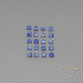 Achetez naturel 1,65ct bleue saphir gems, carré, en provenance madagascar chez gemselect. en stock, livraison internationale!
