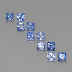 Achetez naturel ct bleue saphir gems, carré, en provenance madagascar chez gemselect. en stock, livraison internationale!