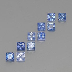 Achetez naturel ct bleue saphir gems, carré, en provenance madagascar chez gemselect. en stock, livraison internationale!