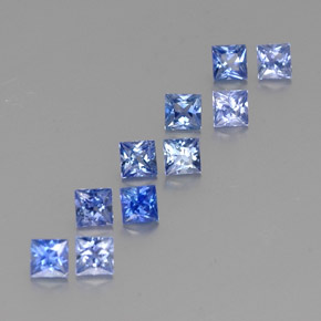 Achetez naturel 2,24ct bleue saphir gems, carré, en provenance madagascar chez gemselect. en stock, livraison internationale!