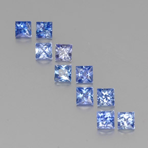 Achetez naturel ct bleue saphir gems, carré, en provenance madagascar chez gemselect. en stock, livraison internationale!