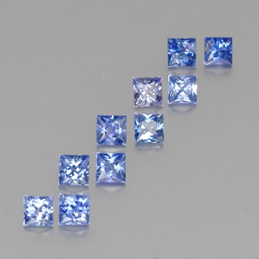 Achetez naturel ct bleue saphir gems, carré, en provenance madagascar chez gemselect. en stock, livraison internationale!