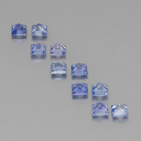 Achetez naturel ct bleue saphir gems, carré, en provenance madagascar chez gemselect. en stock, livraison internationale!