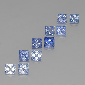 Achetez naturel ct bleue saphir gems, carré, en provenance madagascar chez gemselect. en stock, livraison internationale!