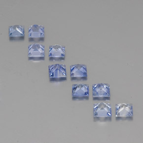 Achetez naturel ct bleue saphir gems, carré, en provenance madagascar chez gemselect. en stock, livraison internationale!