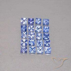 Achetez naturel 2,14ct bleue saphir gems, carré, en provenance madagascar chez gemselect. en stock, livraison internationale!