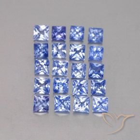 Achetez naturel 2,14ct bleue saphir gems, carré, en provenance madagascar chez gemselect. en stock, livraison internationale!