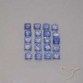 Achetez naturel 2,14ct bleue saphir gems, carré, en provenance madagascar chez gemselect. en stock, livraison internationale!