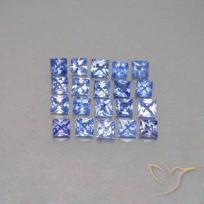 Achetez naturel 2,13ct bleue saphir gems, carré, en provenance madagascar chez gemselect. en stock, livraison internationale!