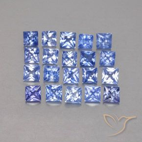 Achetez naturel 2,13ct bleue saphir gems, carré, en provenance madagascar chez gemselect. en stock, livraison internationale!