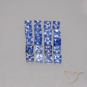Achetez naturel 2,26ct bleue saphir gems, carré, en provenance madagascar chez gemselect. en stock, livraison internationale!