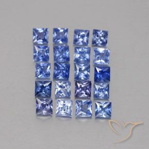 Achetez naturel 2,26ct bleue saphir gems, carré, en provenance madagascar chez gemselect. en stock, livraison internationale!