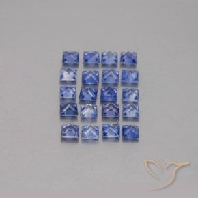 Achetez naturel 2,26ct bleue saphir gems, carré, en provenance madagascar chez gemselect. en stock, livraison internationale!