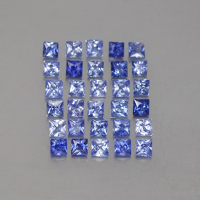 Achetez naturel ct bleue saphir gems, carré, en provenance madagascar chez gemselect. en stock, livraison internationale!