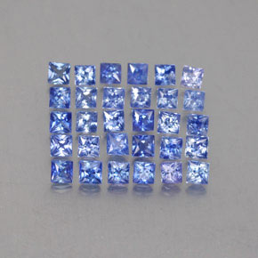 Achetez naturel ct bleue saphir gems, carré, en provenance madagascar chez gemselect. en stock, livraison internationale!