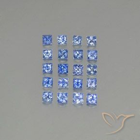 Achetez naturel 1,97ct bleue saphir gems, carré, en provenance madagascar chez gemselect. en stock, livraison internationale!