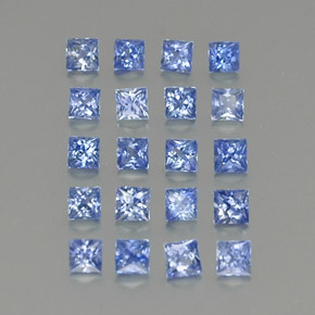 Achetez naturel 2,04ct bleue saphir gems, carré, en provenance madagascar chez gemselect. en stock, livraison internationale!