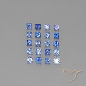 Achetez naturel 1,81ct bleue saphir gems, carré, en provenance madagascar chez gemselect. en stock, livraison internationale!