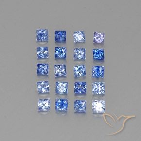 Achetez naturel 1,81ct bleue saphir gems, carré, en provenance madagascar chez gemselect. en stock, livraison internationale!