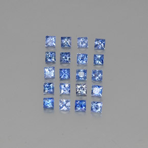 Achetez naturel 1,51ct bleue saphir gems, carré, en provenance madagascar chez gemselect. en stock, livraison internationale!