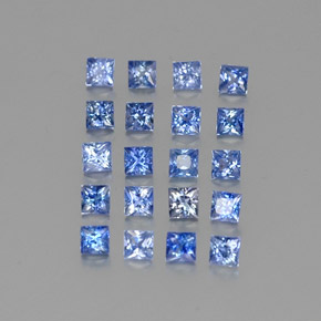 Achetez naturel 1,51ct bleue saphir gems, carré, en provenance madagascar chez gemselect. en stock, livraison internationale!