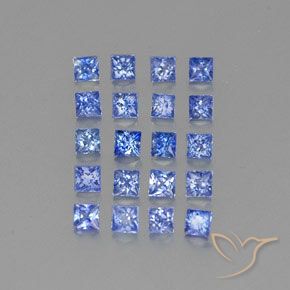 Achetez naturel 2,05ct bleue saphir gems, carré, en provenance madagascar chez gemselect. en stock, livraison internationale!