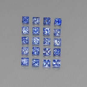 Achetez naturel ct bleue saphir gems, carré, en provenance madagascar chez gemselect. en stock, livraison internationale!