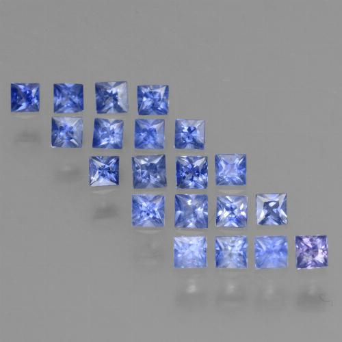 Achetez naturel 1,21ct bleue saphir gems, carré, en provenance madagascar chez gemselect. en stock, livraison internationale!