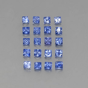 Achetez naturel ct bleue saphir gems, carré, en provenance madagascar chez gemselect. en stock, livraison internationale!