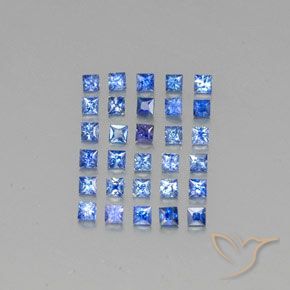 Achetez naturel 1,83ct bleue saphir gems, carré, en provenance madagascar chez gemselect. en stock, livraison internationale!