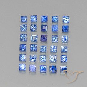 Achetez naturel 1,83ct bleue saphir gems, carré, en provenance madagascar chez gemselect. en stock, livraison internationale!