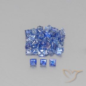 Achetez naturel 2,86ct bleue saphir gems, carré, en provenance madagascar chez gemselect. en stock, livraison internationale!