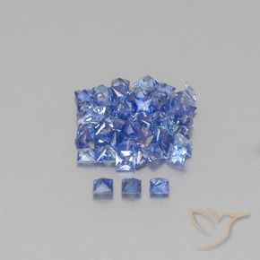 Achetez naturel 2,86ct bleue saphir gems, carré, en provenance madagascar chez gemselect. en stock, livraison internationale!