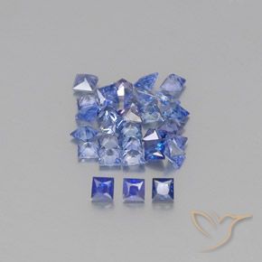 Achetez naturel 2,37ct bleue saphir gems, carré, en provenance madagascar chez gemselect. en stock, livraison internationale!