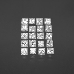 Achetez naturel ct blanc saphir gems, carré, en provenance madagascar chez gemselect. en stock, livraison internationale!