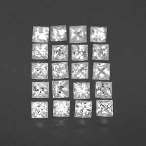 Achetez naturel ct blanc saphir gems, carré, en provenance madagascar chez gemselect. en stock, livraison internationale!