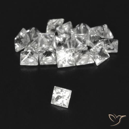 Shop natural 1.78ct Blanc Saphir gems, Carré, from Madagascar at GemSelect. In stock, global shipping!