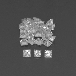 Achetez naturel ct blanc saphir gems, carré, en provenance madagascar chez gemselect. en stock, livraison internationale!
