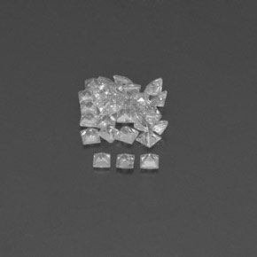 Achetez naturel ct blanc saphir gems, carré, en provenance madagascar chez gemselect. en stock, livraison internationale!