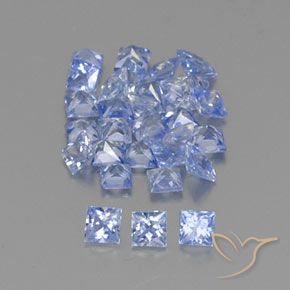 Shop natural 2.25ct Bleu clair Saphir gems, Carré, from Sri Lanka at GemSelect. In stock, global shipping!