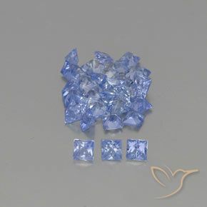 Achetez naturel 2,59ct bleue saphir gems, carré, en provenance sri lanka chez gemselect. en stock, livraison internationale!