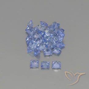 Achetez naturel 2,59ct bleue saphir gems, carré, en provenance sri lanka chez gemselect. en stock, livraison internationale!